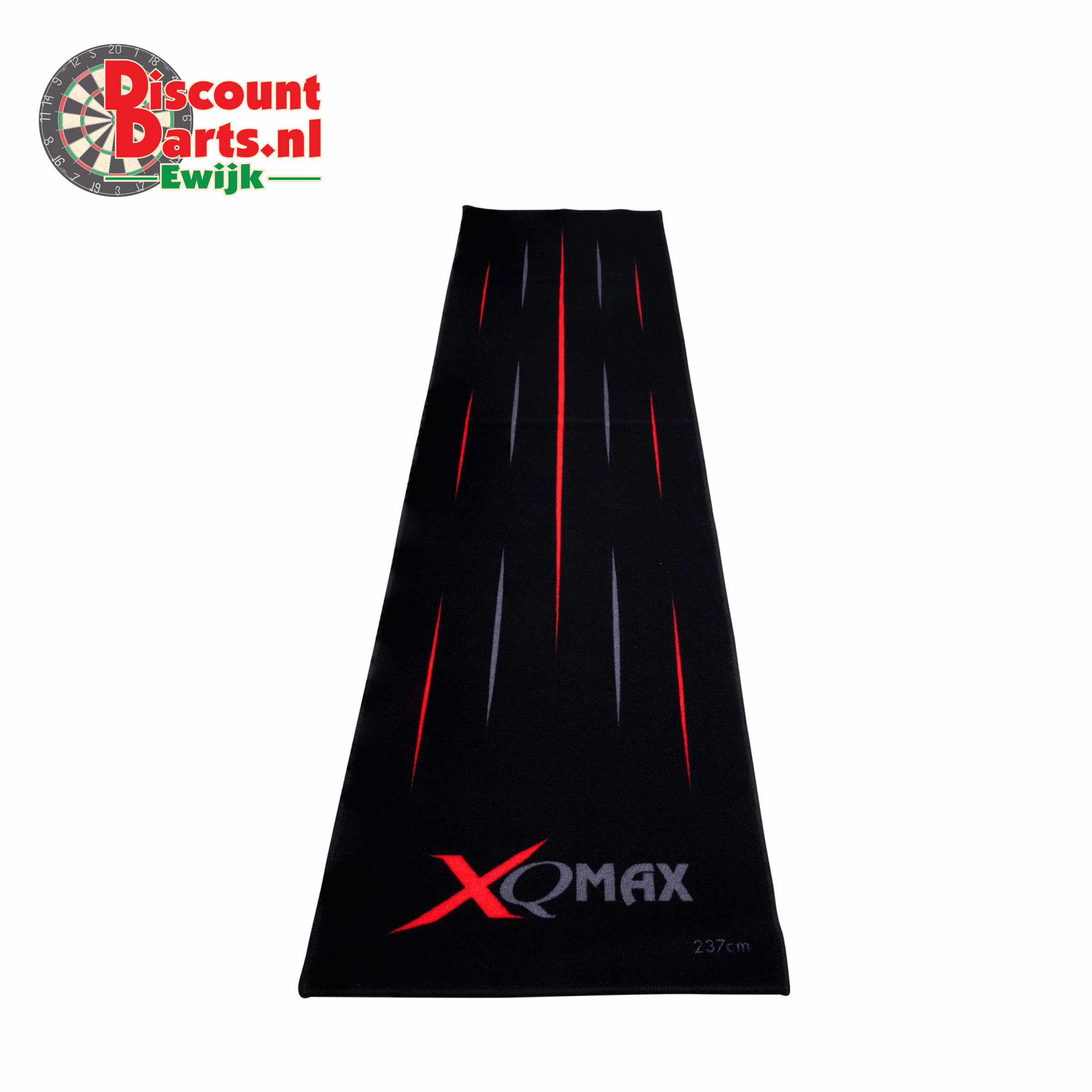 Dart Mat | Stripes | Black | Red | 60